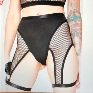 Mesh biker shorts